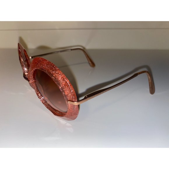 Dolce & Gabbana Nude Pink Crystal Glitter Sunglass